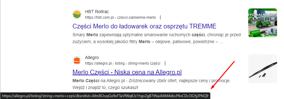 Nowy parametr ?srsltid= w wynikach wyszukiwania Google 1